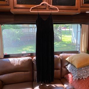 Black Velvet Jumpsuit